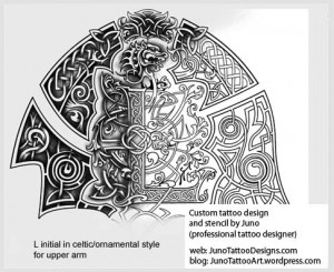 300x245 Celtic And Scottish Tattoos - Celtic Drawings