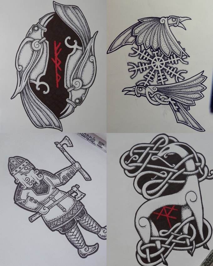 680x850 Make Nordic And Celtic Art Inspired Drawings - Celtic Drawings