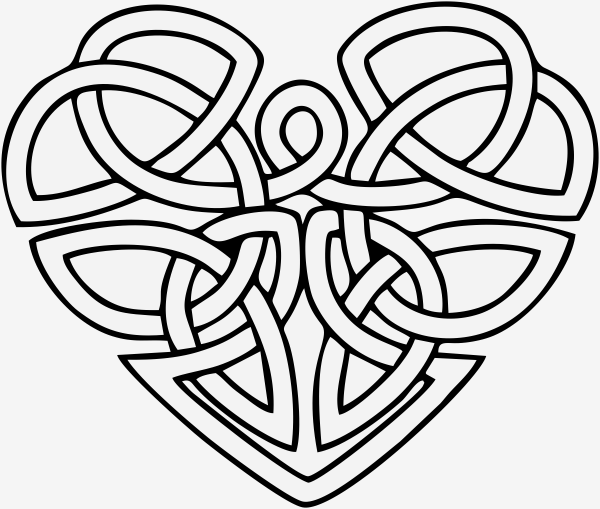 Celtic Heart Drawing at PaintingValley.com | Explore collection of ...