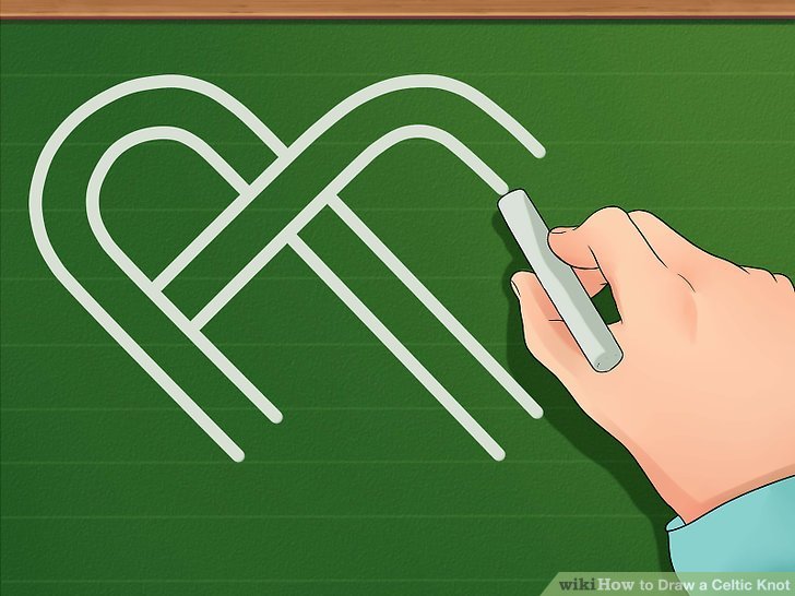 728x546 How To Draw A Celtic Knot Steps - Celtic Heart Drawing
