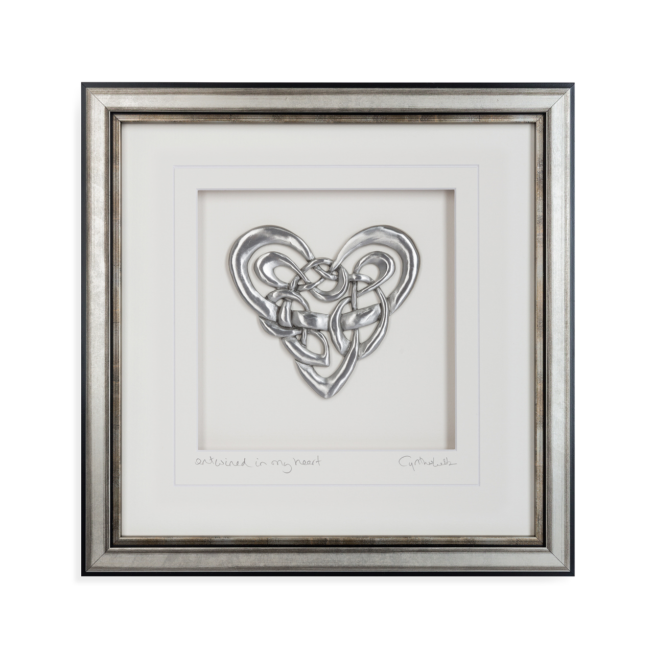 1280x1280 Celtic Heart Framed - Celtic Heart Drawing