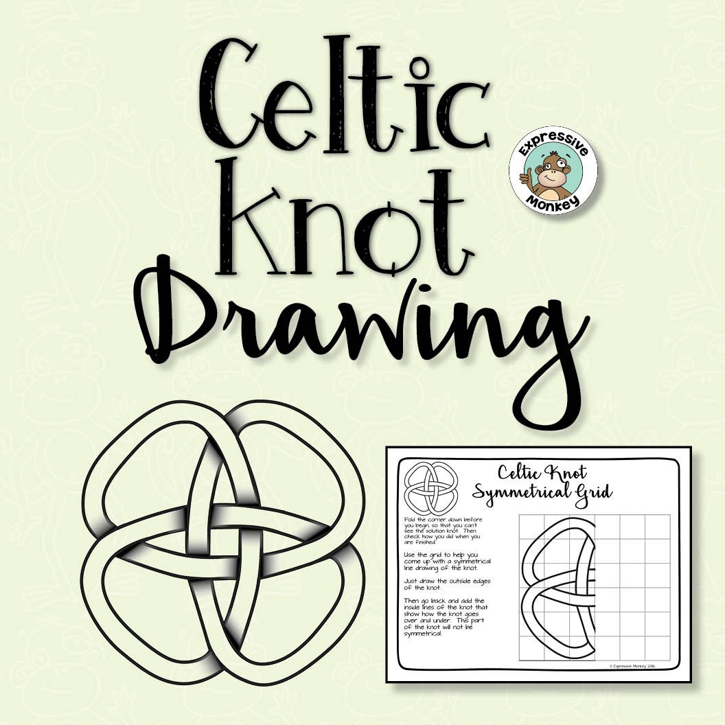 1056x1056 Celtic Knot Drawing Using Symmetry And Grids Expressive Monkey - Celtic Knot Drawing