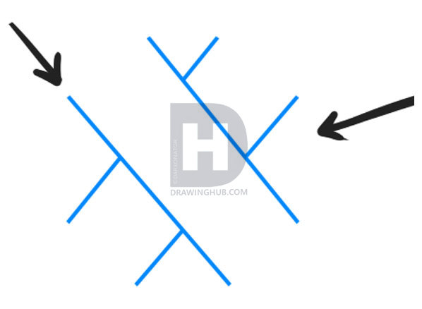 598x438 how to draw a celtic knot, step - Celtic Knot Drawing Step By Step