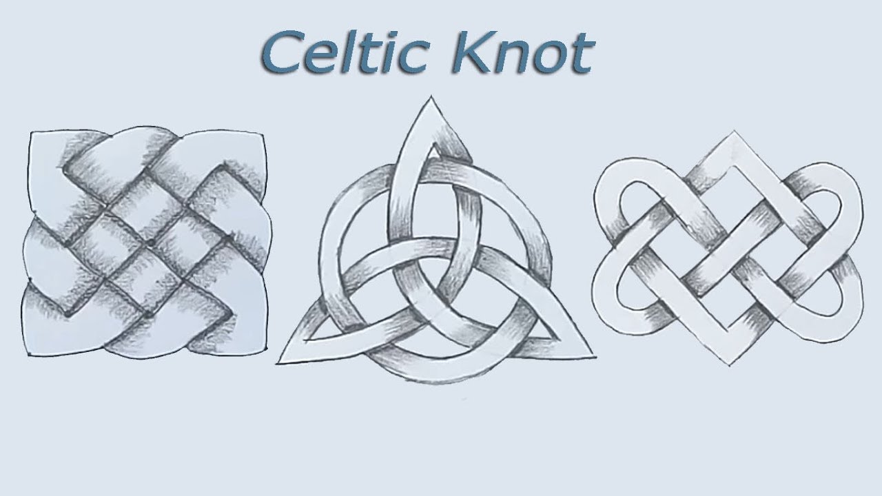 1280x720 how to draw celtic knot step - Celtic Knot Drawing Step By Step