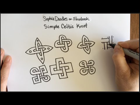 480x360 simple celtic knot work pattern - Celtic Knot Drawing Step By Step