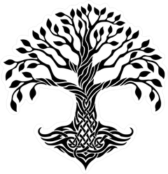 240x249 Celtic Tree Of Life Sticker - Celtic Tree Of Life Drawing
