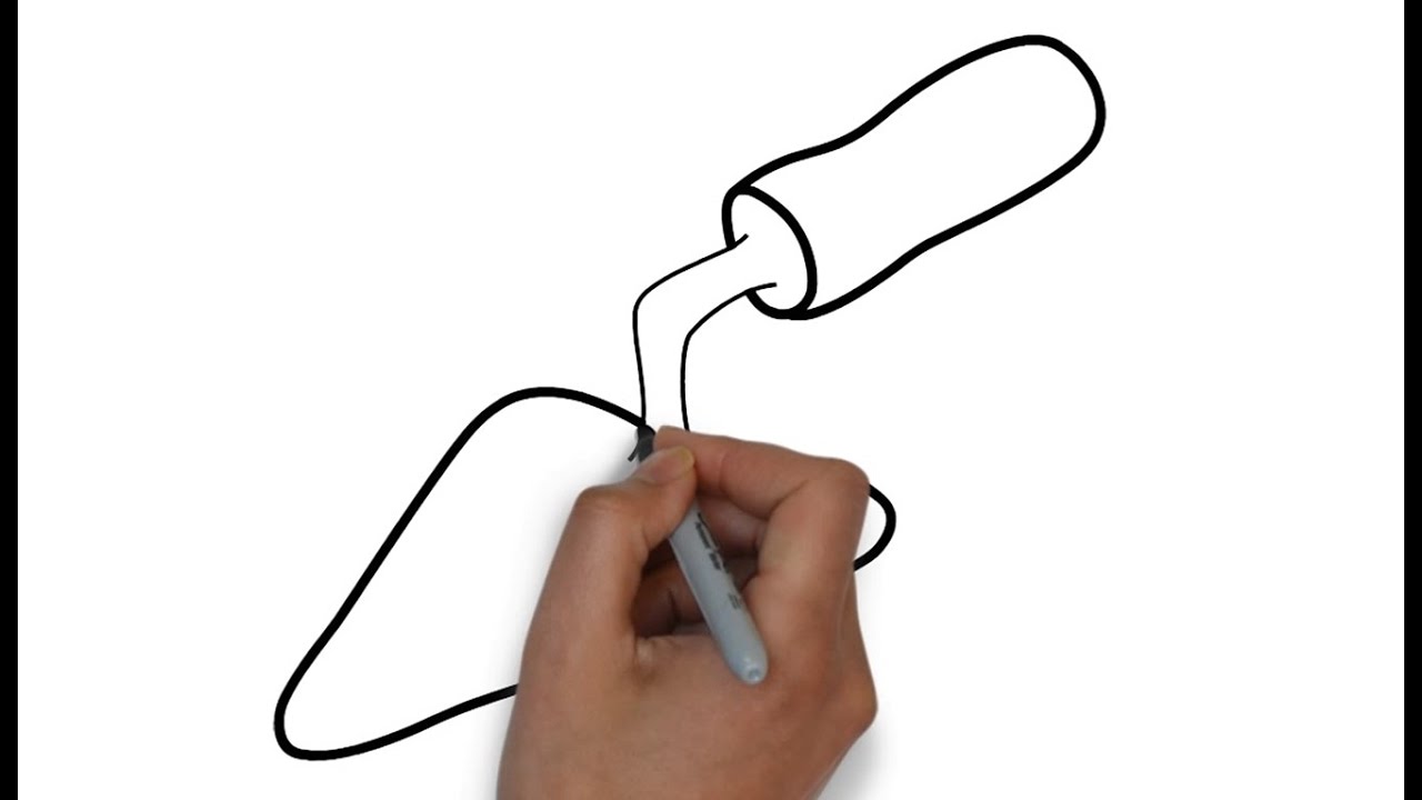 1280x720 easy step for kids how to draw a cement trowel - Cement Drawing