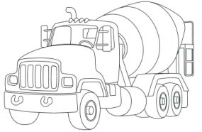 285x186 how to draw cement trucks howstuffworks - Cement Drawing