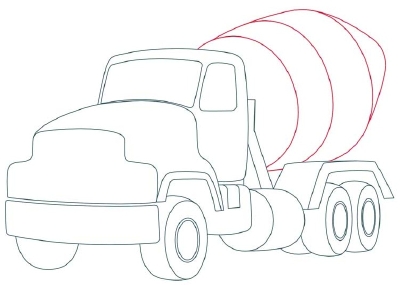 400x285 add the cement barrel - Cement Drawing