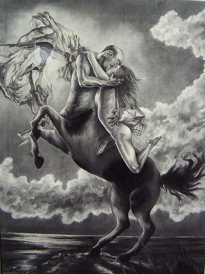 674x900 centaur drawing - Centaur Drawing