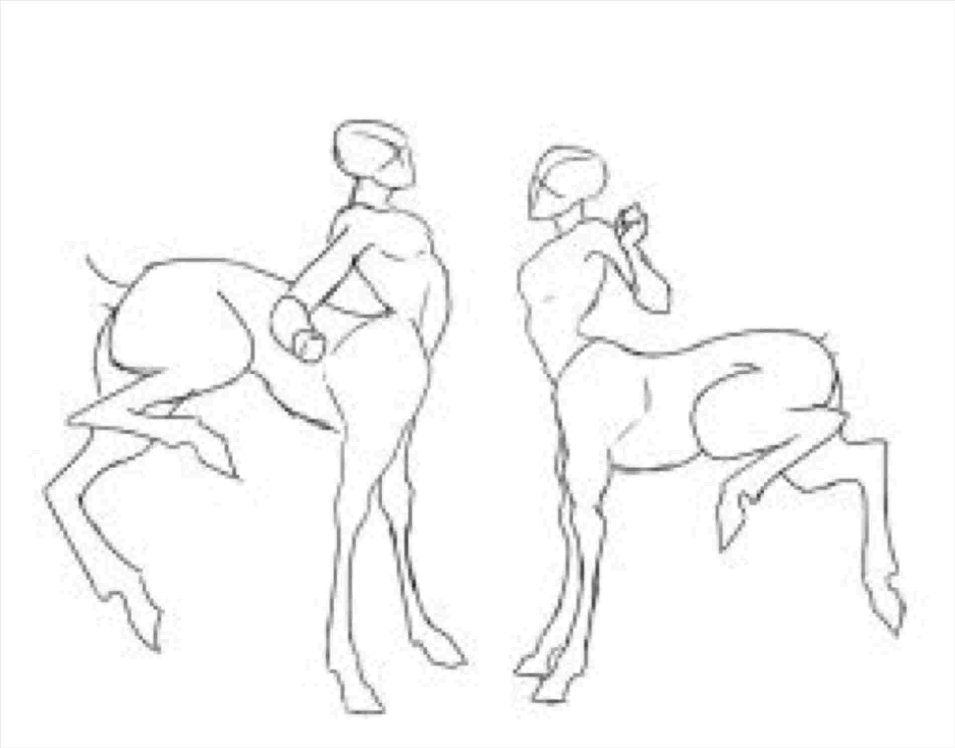 1900x1489 on study rhcom male easy centaur drawing - Centaur Drawing