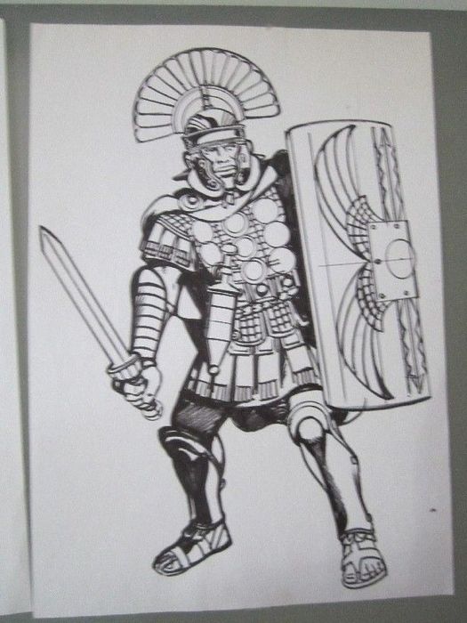 525x700 mitton, jean yves original drawing - Centurion Drawing