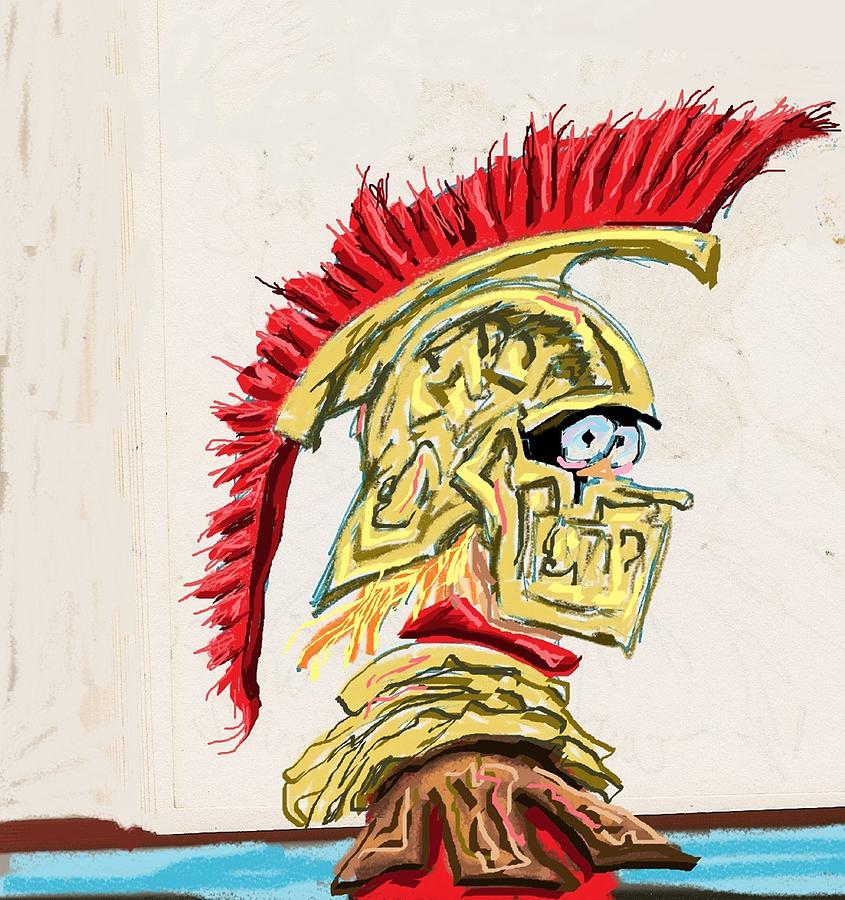 845x900 Roman Centurion Drawing - Centurion Drawing