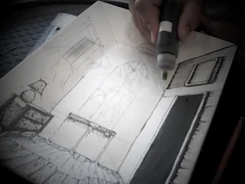 480x360 drawing on ceramic - Ceramic Drawing