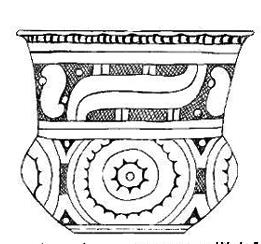 261x244 Pine Tree Mounds - Ceramic Drawing