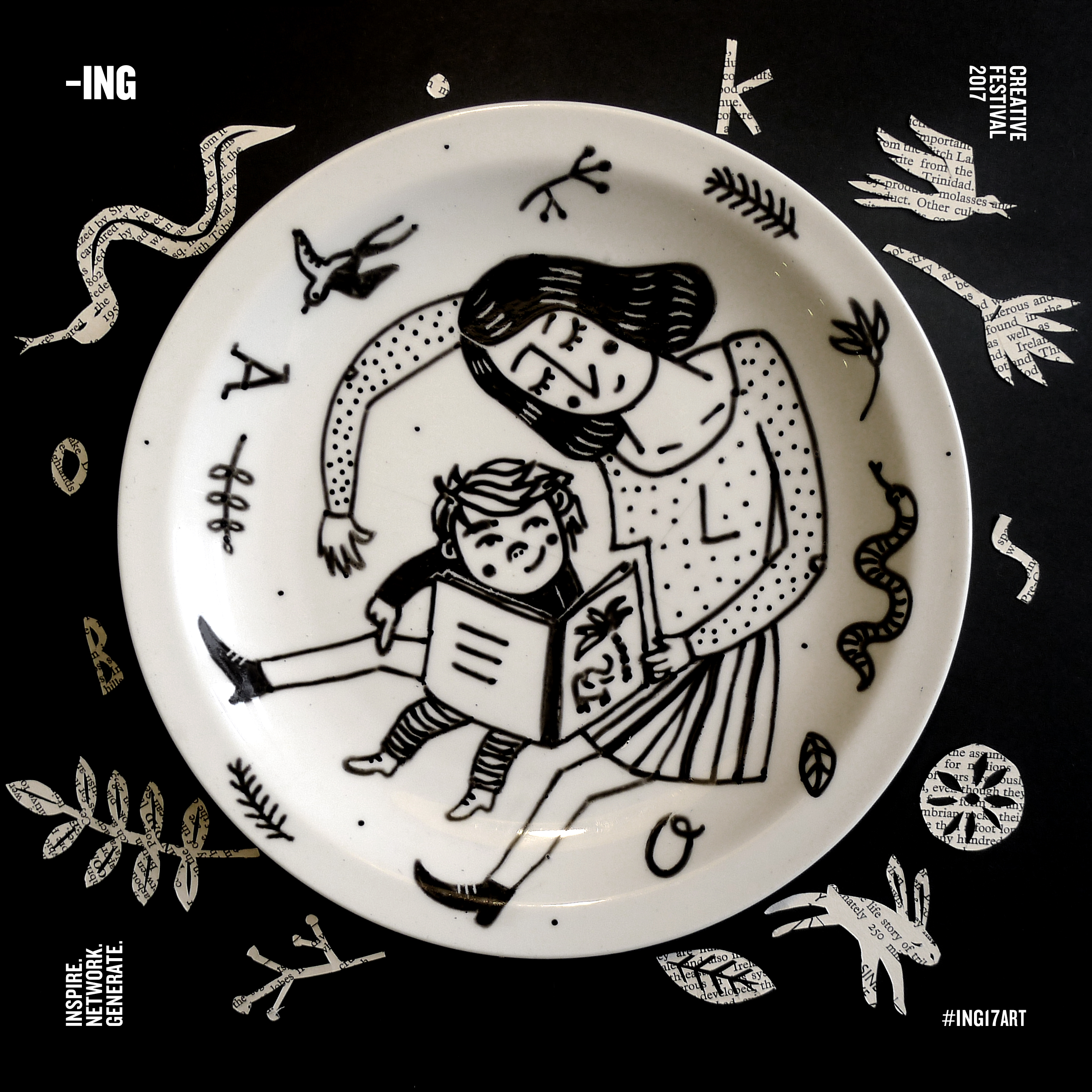 2480x2480 soulfeeding drawing on ceramic - Ceramic Drawing