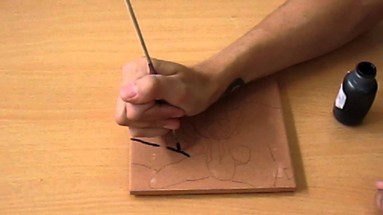 1280x720 how to paint a ceramic tile - Ceramic Tile Drawing