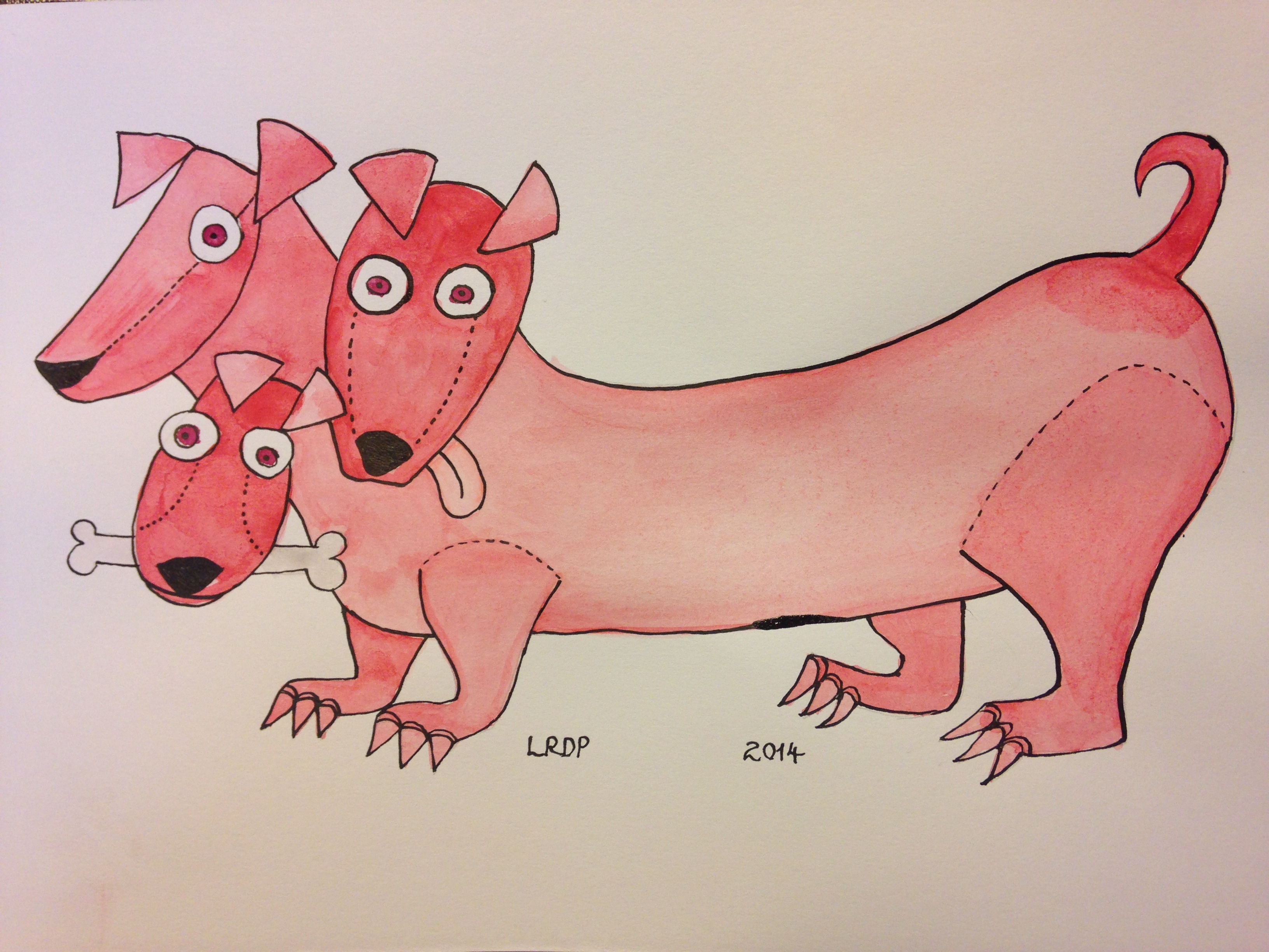 3264x2448 Drawings In Days - Cerberus Drawing