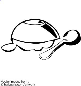 335x355 Download Cereal Bowl - Cereal Bowl Drawing