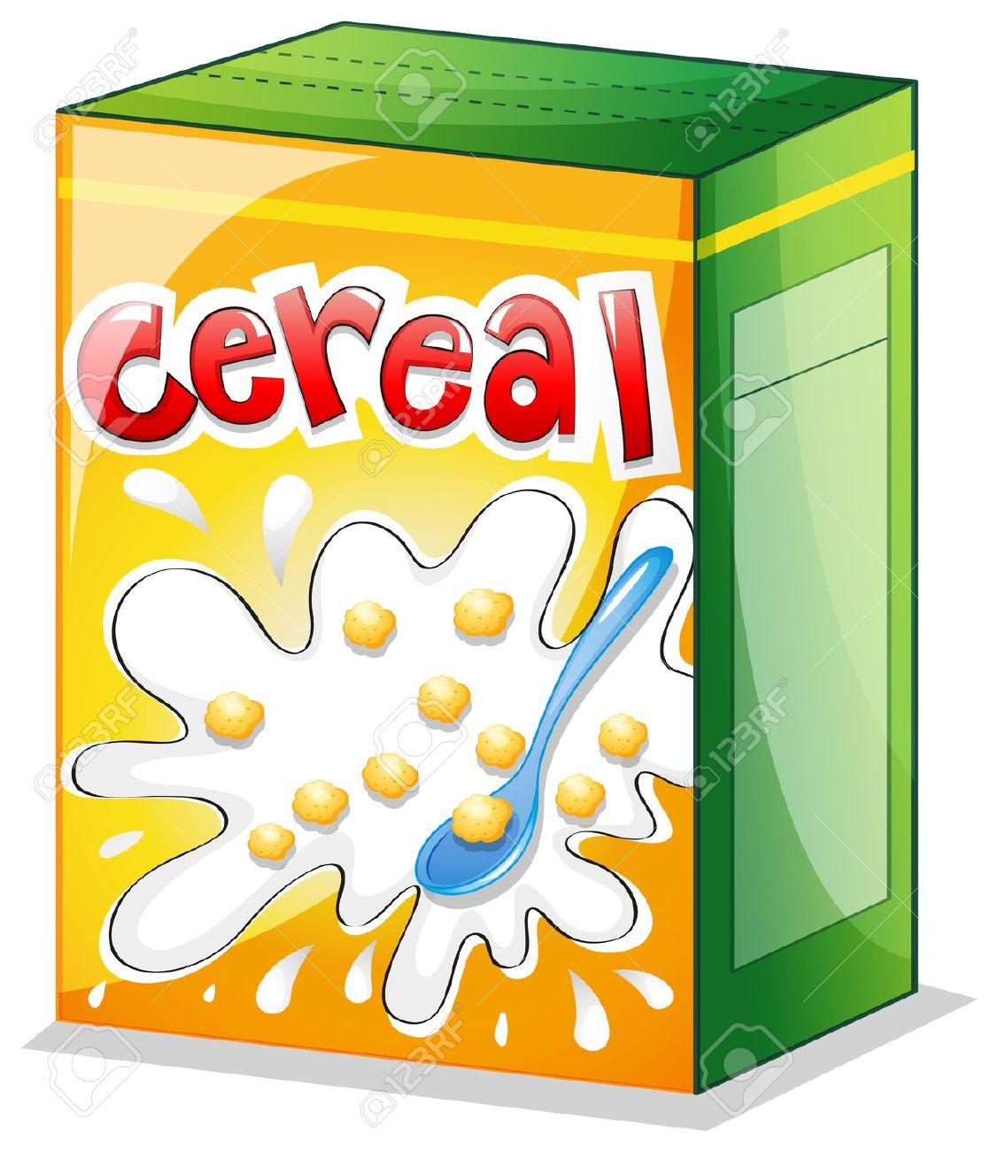 1127x1300 cereal box clipart - Cereal Box Drawing