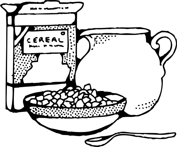 600x501 cereal box and milk clip art free vector in open office drawing - Cereal Drawing