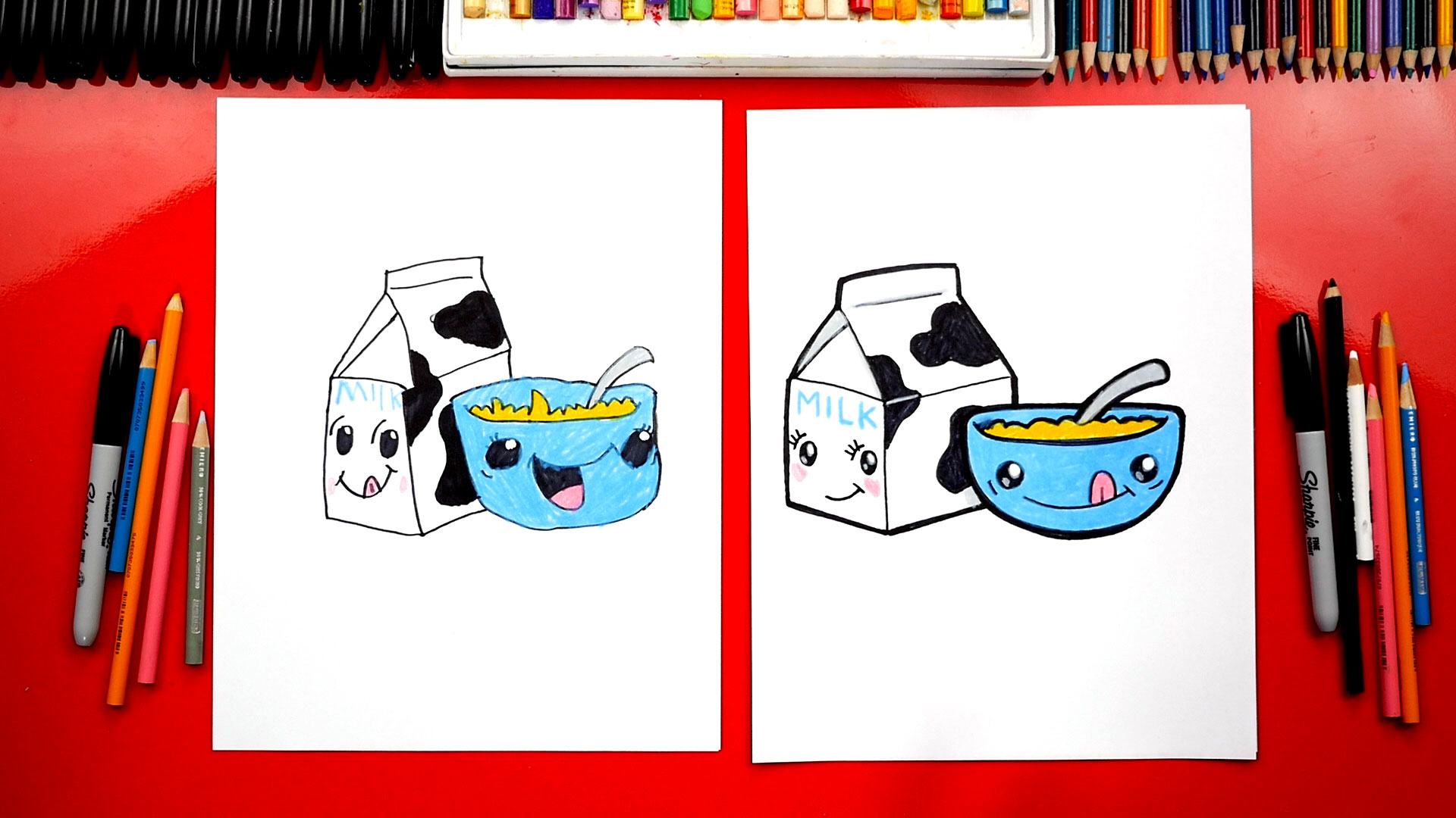1920x1080 how to draw a funny bowl of cereal + challenge time - Cereal Drawing