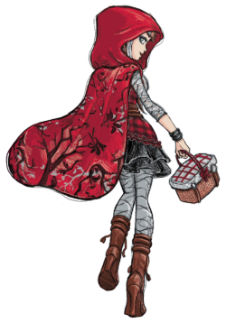 250x358 cerise hood tumblr - Cerise Hood Drawing