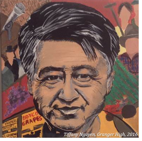 477x476 Cesar Chavez Creative Arts Competition - Cesar Chavez Drawing