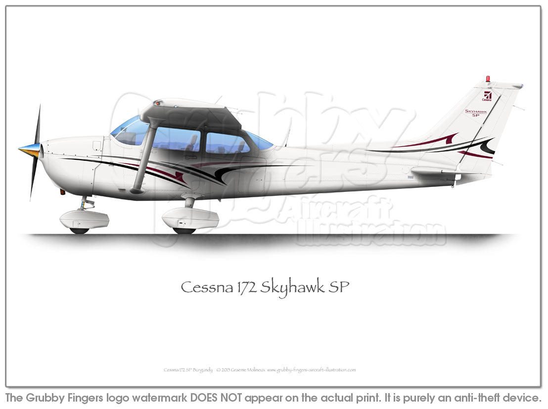 1108x827 the grubby truth, issue - Cessna 172 Drawing