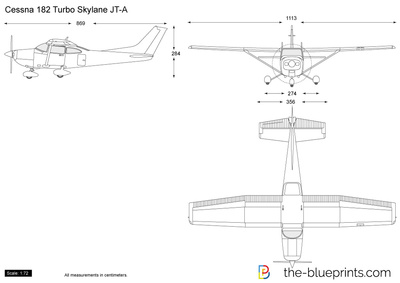 Cessna 182 чертеж