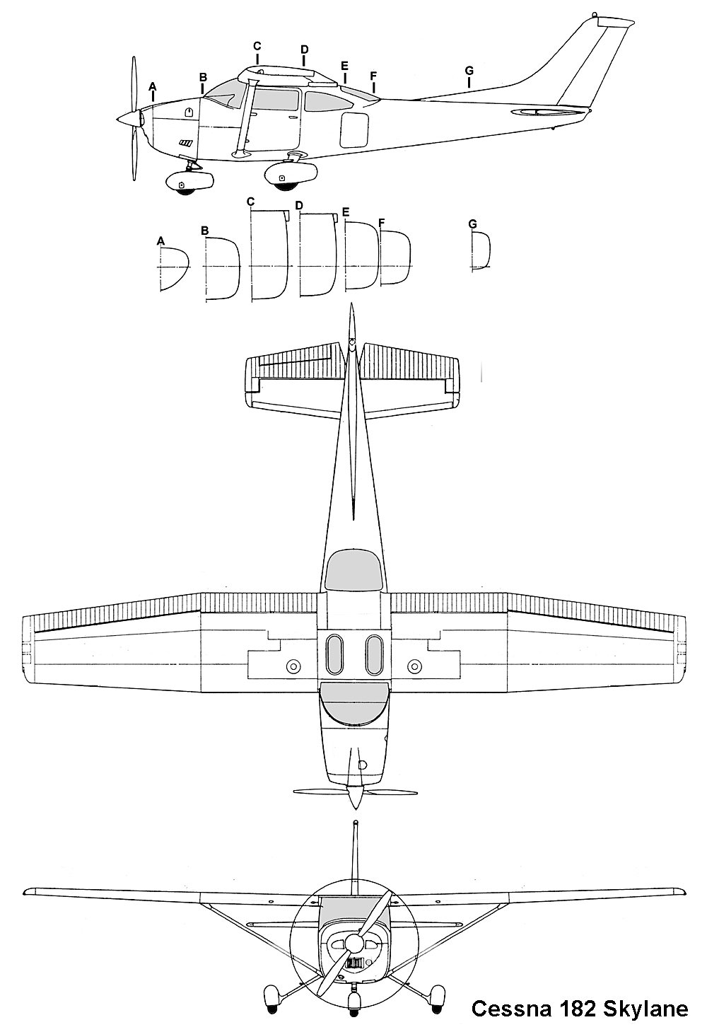 Cessna 182 Drawing at Explore collection of Cessna