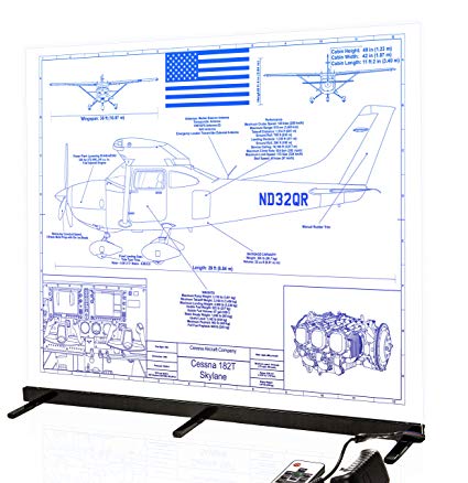 425x438 cessna skylane personalized laser engraved - Cessna 182 Drawing