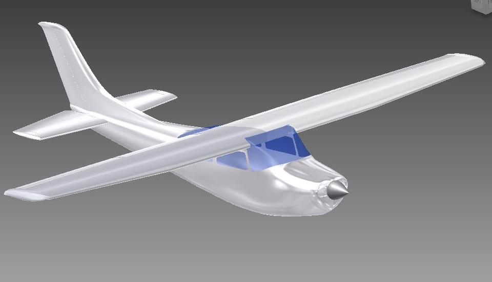 960x551 cessna cad model library grabcad - Cessna 182 Drawing