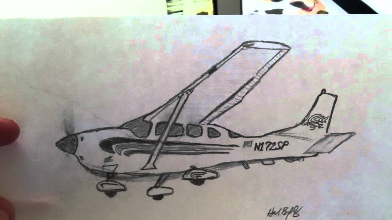 1280x720 cessna drawing - Cessna Drawing