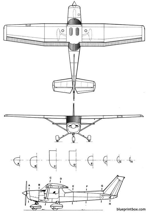519x750 the cessna is one of the model airplane plans available - Cessna Drawing