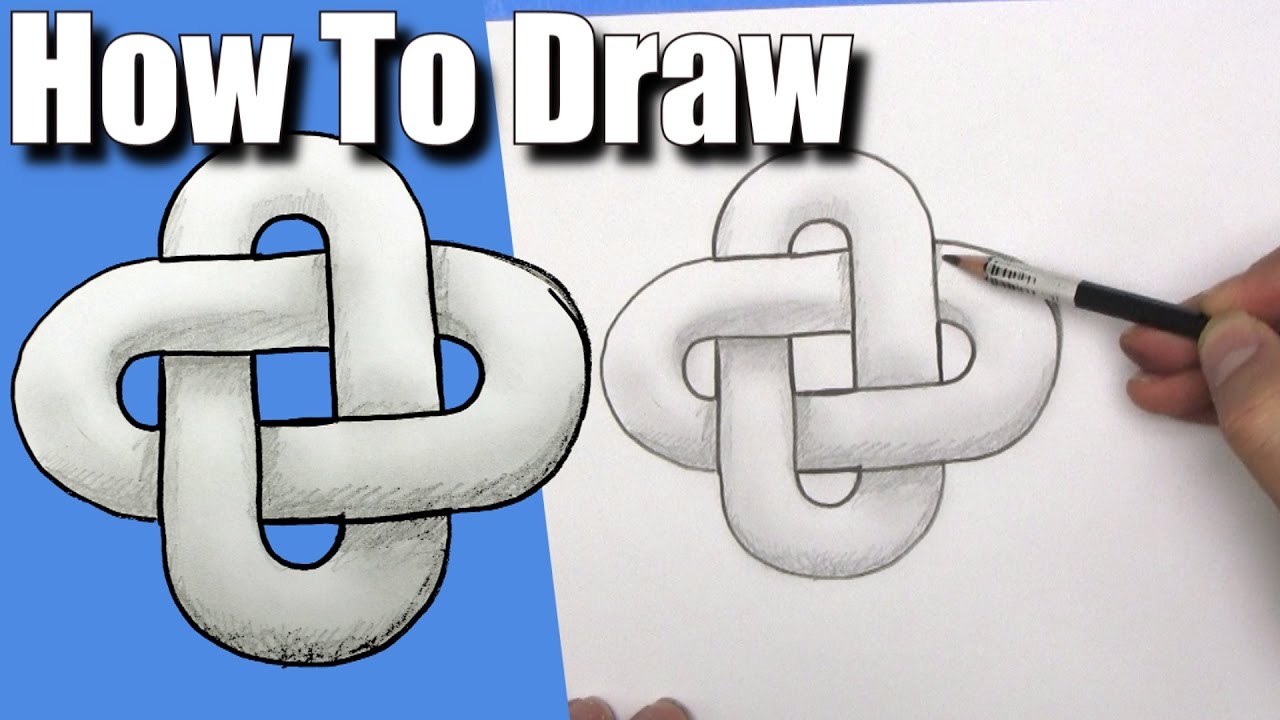 1280x720 How To Draw A Chain Link - Chain Link Drawing