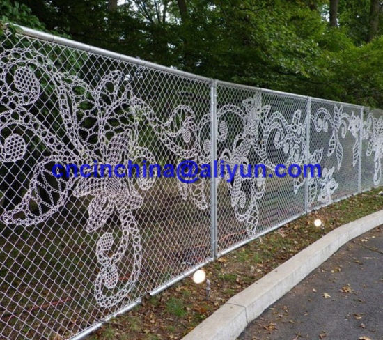 550x488 China Chain Link Fence With Special Design - Chain Link Fence Drawing