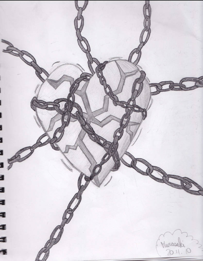 788x1014 Chained Heart - Chained Heart Drawing