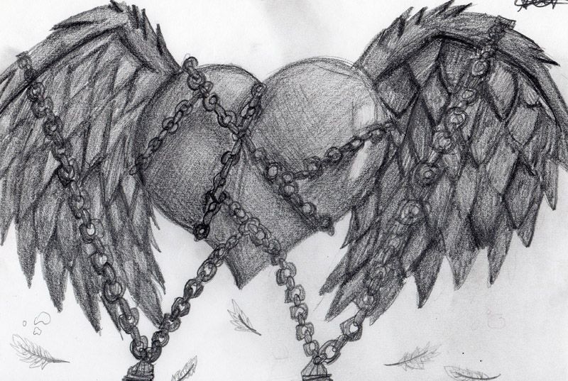 800x537 Chained Heart My Style Beauty Art, Drawings, Heart - Chained Heart Drawing