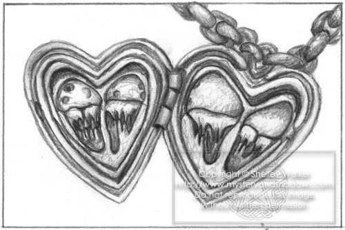 500x334 sketch fest! - Chained Heart Drawing