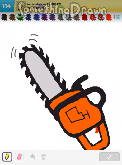 392x528  - Chainsaw Drawing