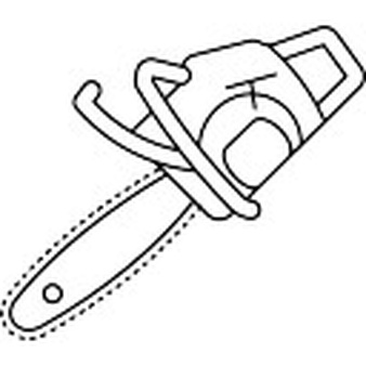 338x338 chainsaw clipart drawn - Chainsaw Drawing