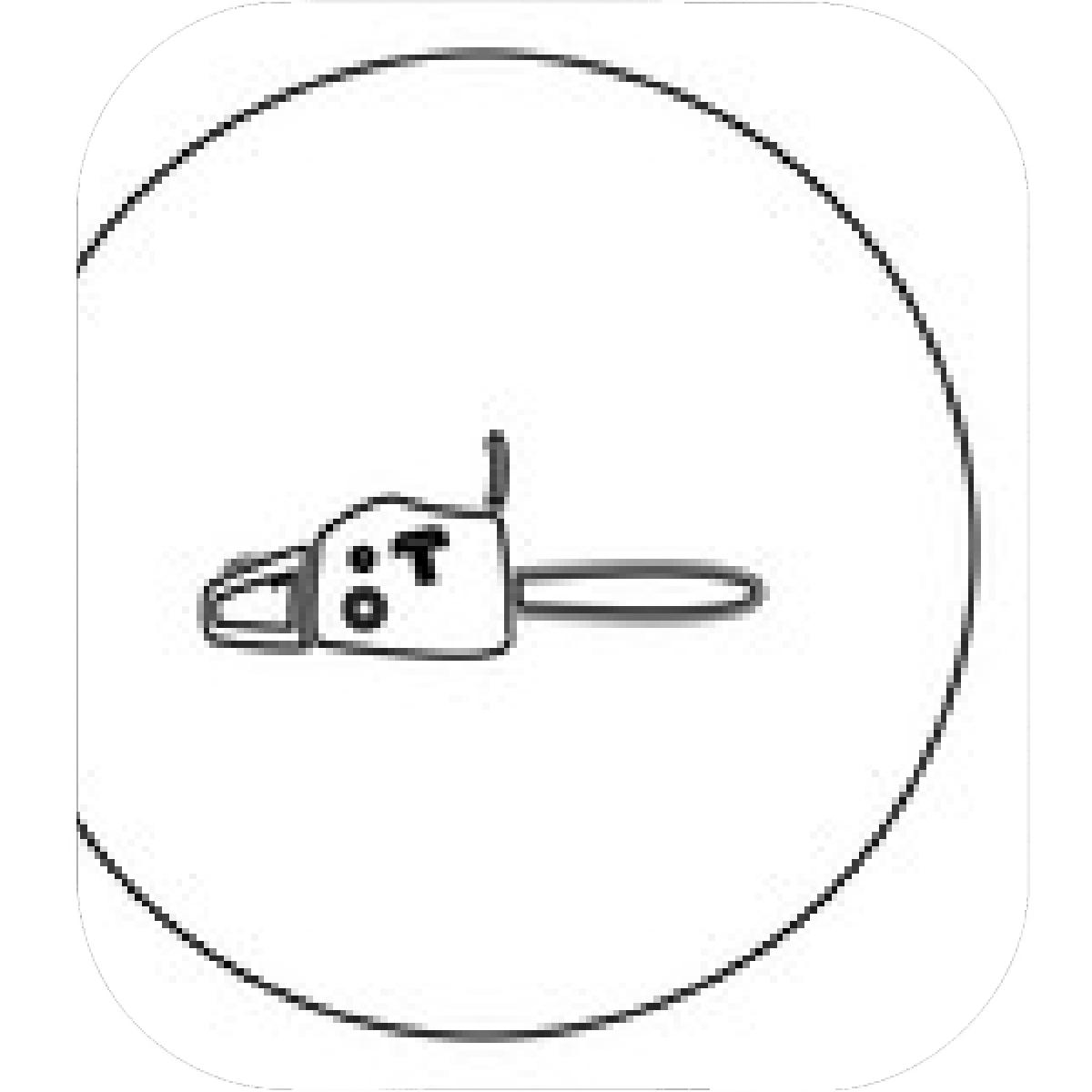 1200x1200 Designs Mein Mousepad Design Mousepad Selbst Designen - Chainsaw Drawing Outline