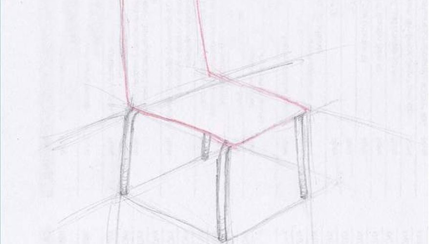 877x500 how to draw a chair our pastimes - Chair Drawing