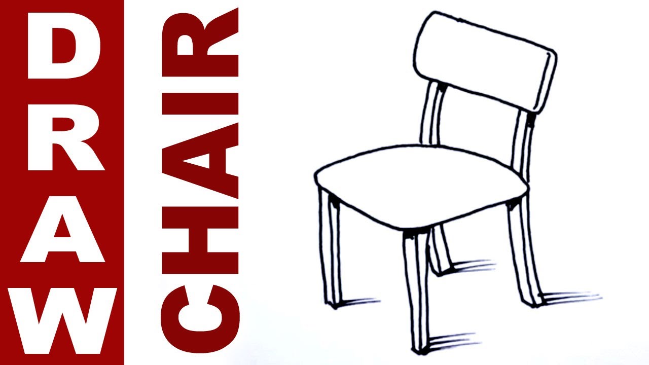 1280x720 How To Draw A Chair - Chair Drawing