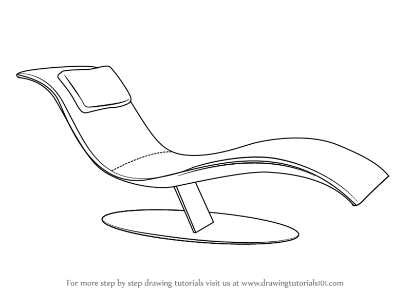 800x567 learn how to draw a lounge chair - Chair Drawing