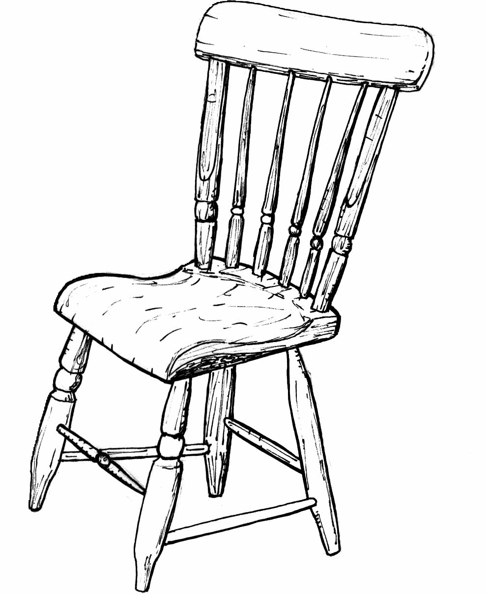 Chair Line Drawing at Explore collection of Chair