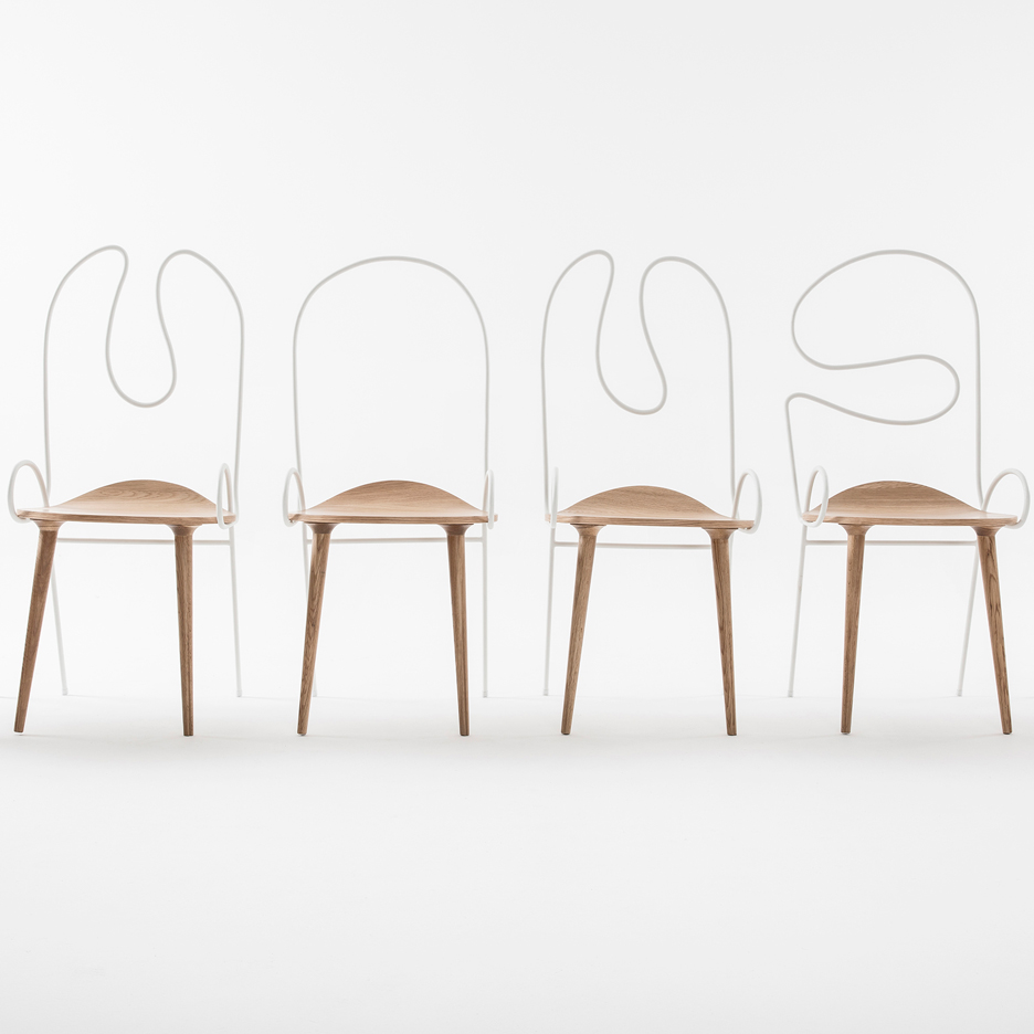 936x936 Sylph Chair Has A Steel Back That Looks Like A Line Drawing - Chair Line Drawing