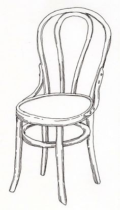 236x412 draw a chair art printmaking chair drawing, drawings, chair - Chair Line Drawing