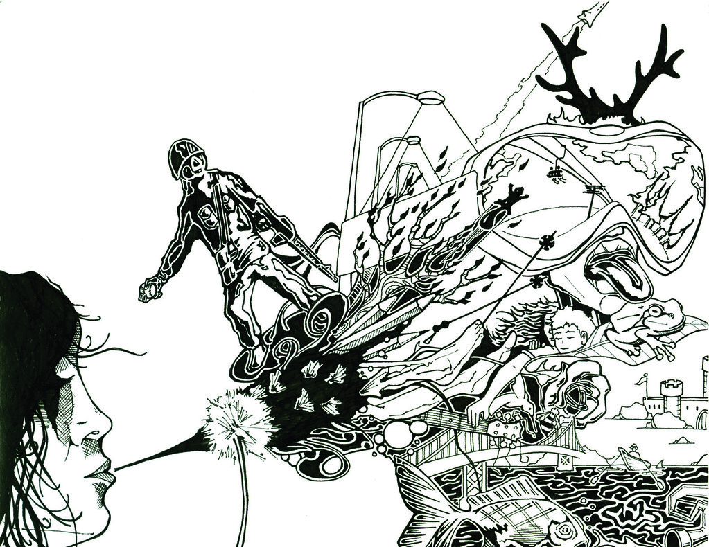 1023x790 The World's Best Photos Of Chairlift And Ink - Chairlift Drawing